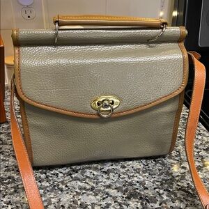 Dooney & Bourke All-Weather Leather bag Square Surrey crossbody VTG top handle